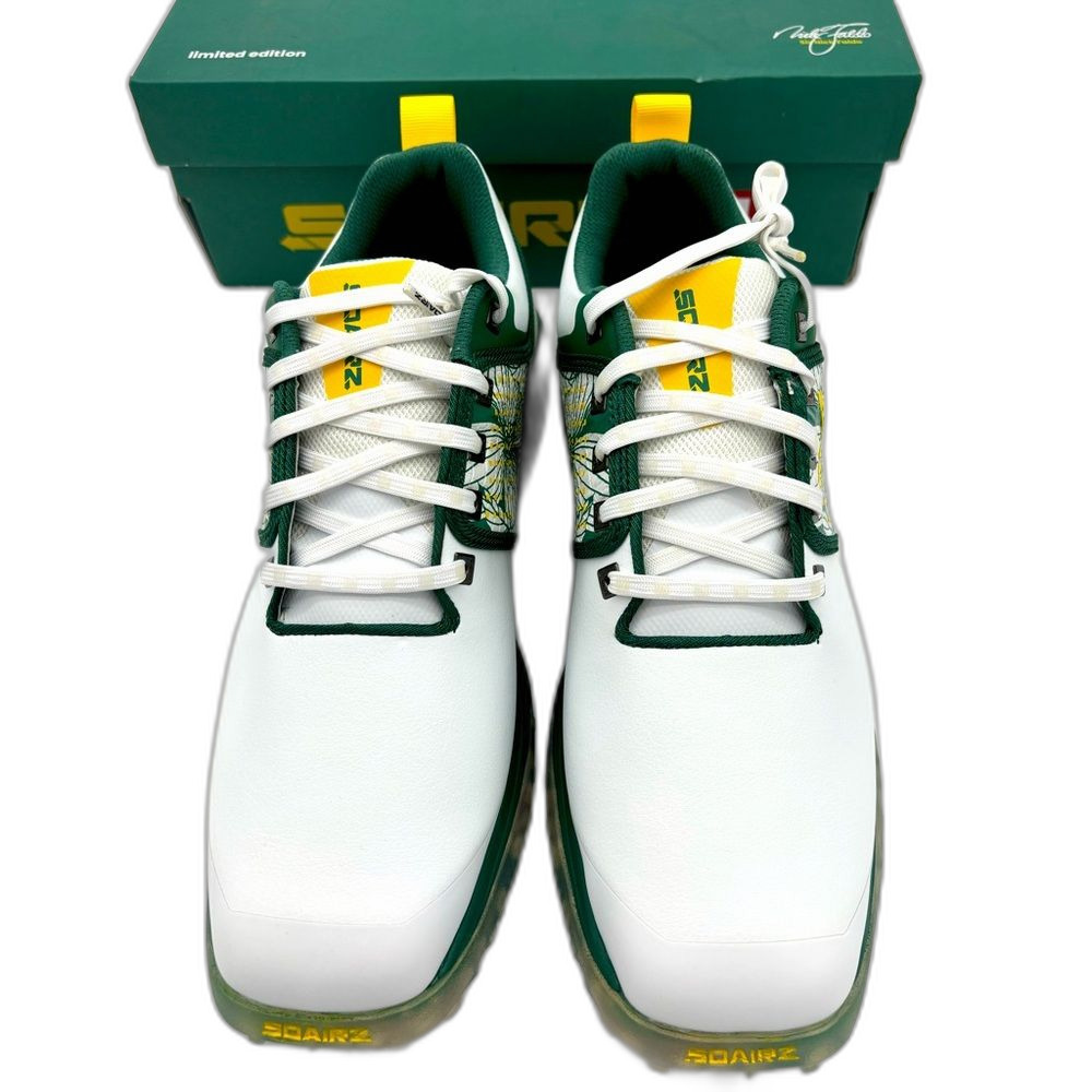 SQAIRZ Limited Edition Sir Nick Faldo Augusta 11 Men’s Golf Shoes, Size 10.5 NIB